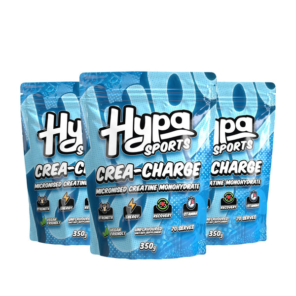 3 x Hypa Sports Crea-Charge: Buy 2 Get 1 FREE - Hypa Christchurch - Hypa Sports