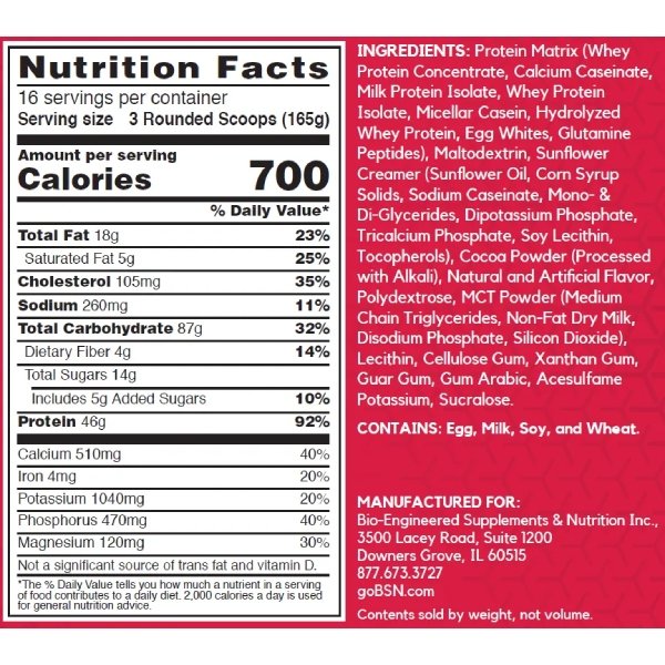 BSN True Mass 5.8lb - Hypa Christchurch - BSN