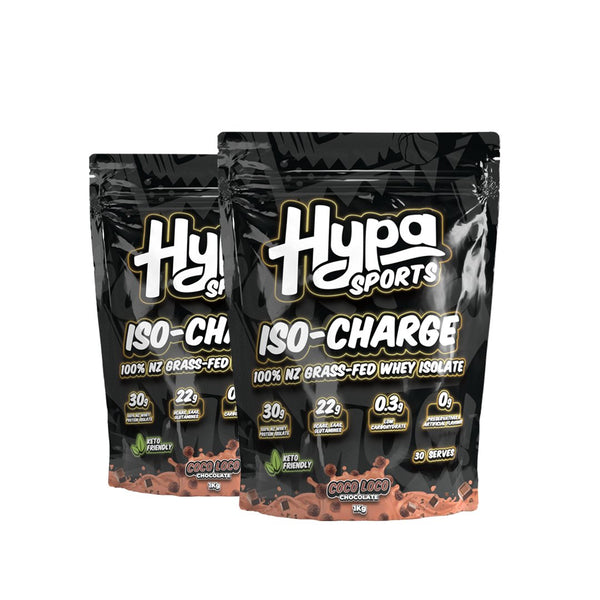 2 x 1Kg Hypa Sports Iso - Charge Bundle (60 Serves) - Hypa Christchurch - Hypa Christchurch