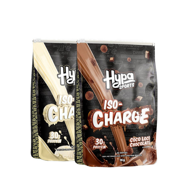 2 x 1Kg Hypa Sports Iso-Charge Bundle (60 Serves) - Hypa Christchurch - Hypa Sports