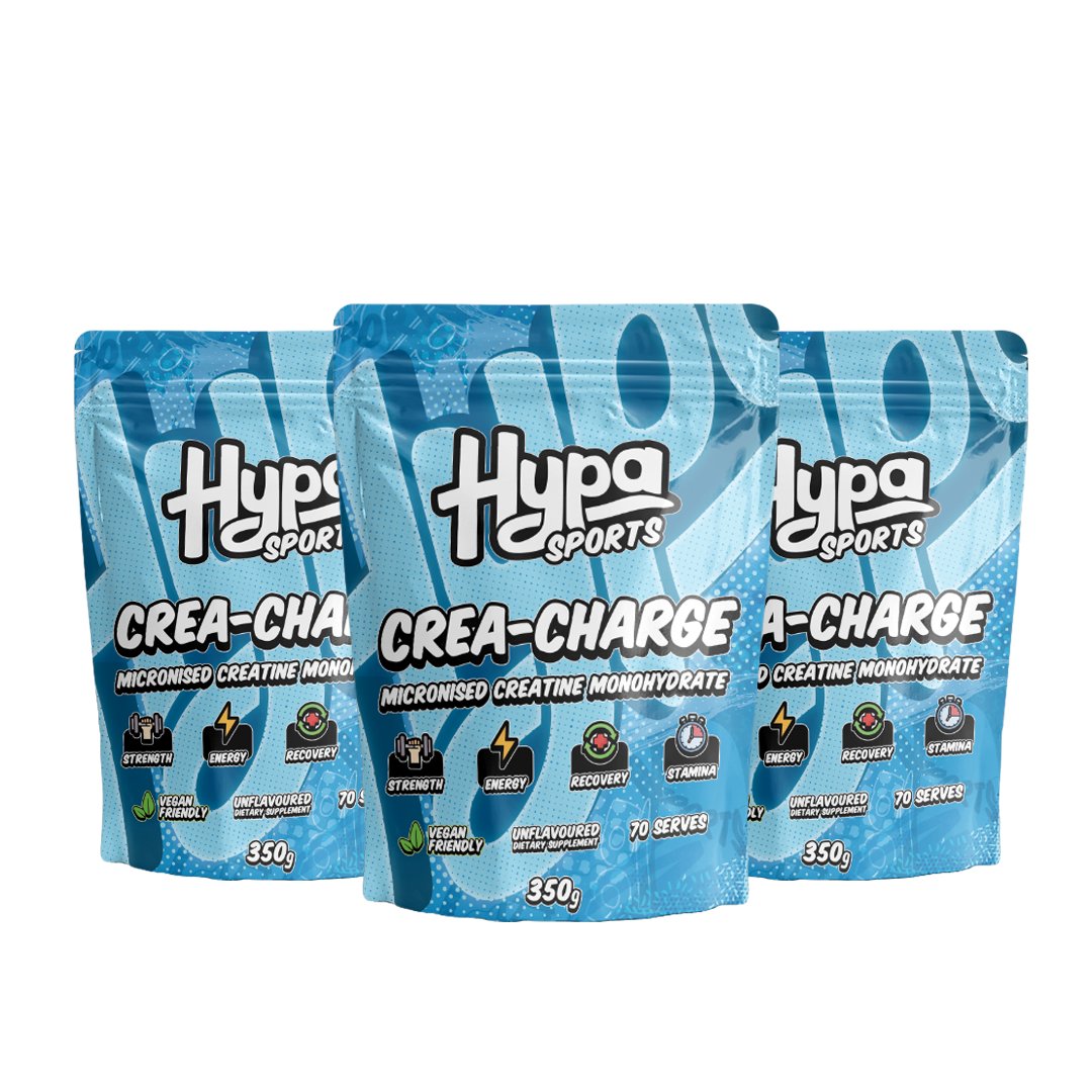 3 x Hypa Sports Crea-Charge: Buy 2 Get 1 FREE (210 Serves Total) - Hypa Christchurch - Hypa Sports