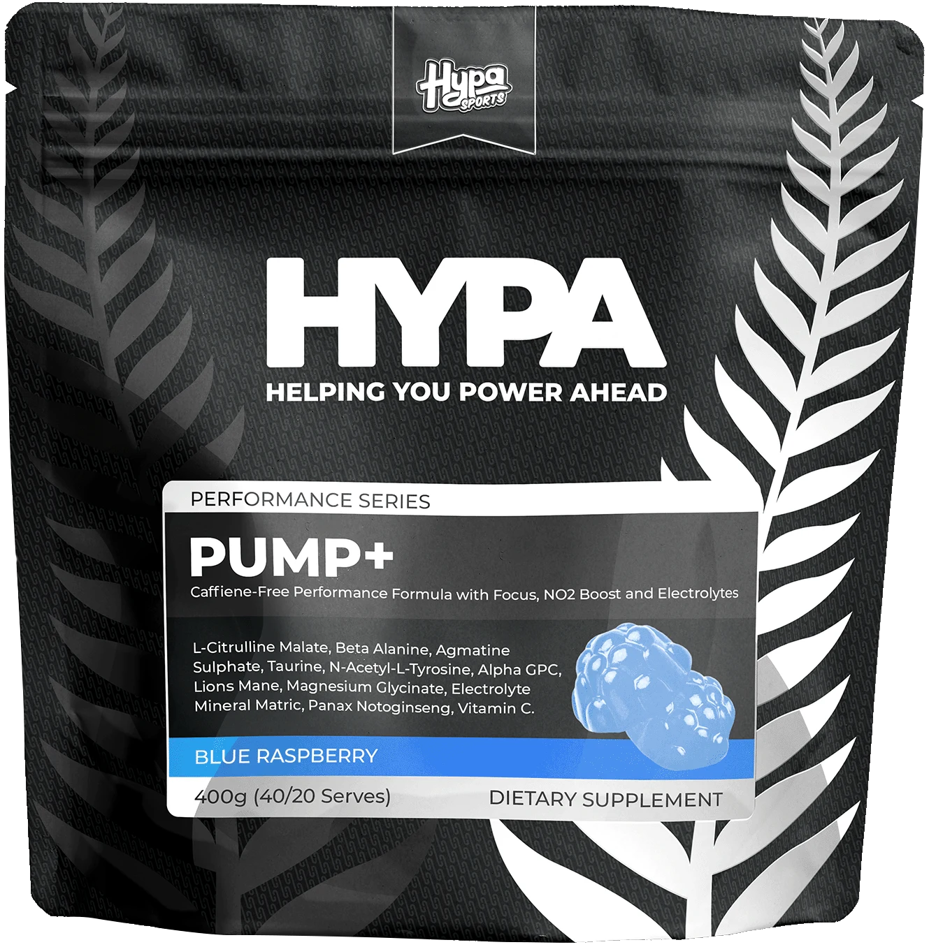 Hypa Pump+ Non-Stim Preworkout & Hydration