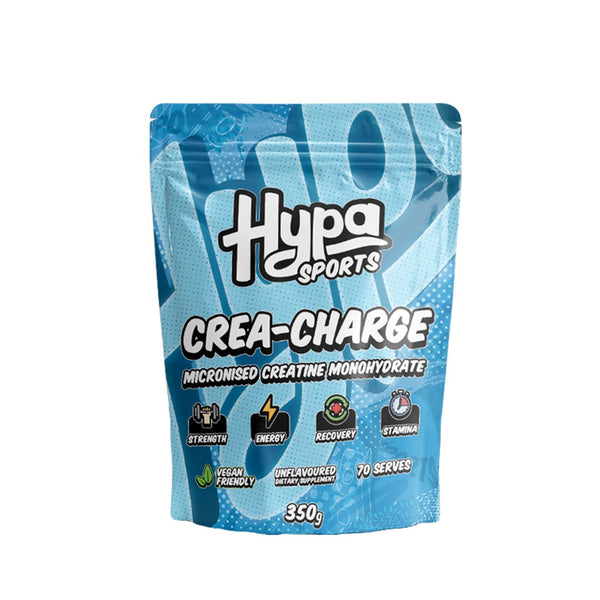 Hypa Sports Crea-Charge Micronized Creatine Monohydrate 350g - Hypa Christchurch - Hypa Sports