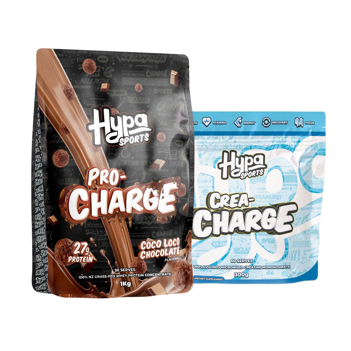 Hypa Sports Pro - Charge + Hypa Crea - Charge - Hypa Christchurch - Hypa Christchurch