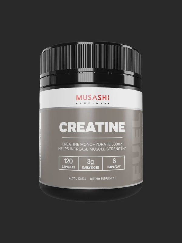 Musashi CREATINE 120 CAPSULES - Hypa Christchurch - Musashi