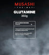 Musashi Glutamine 350G - Hypa Christchurch - Musashi