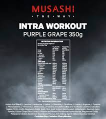 Musashi INTRA WORKOUT 350G - Hypa Christchurch - Musashi