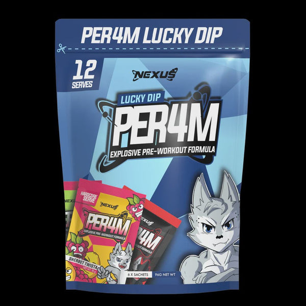 Nexus PER4M Pre Workout Luck Dip Sample Packet 12 Serve - Hypa Christchurch - Nexus