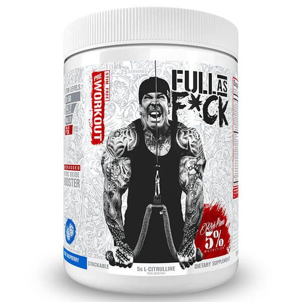 5% Nutrition Full As F**K Nitric Oxide Booster - Hypa Christchurch - Five Percent