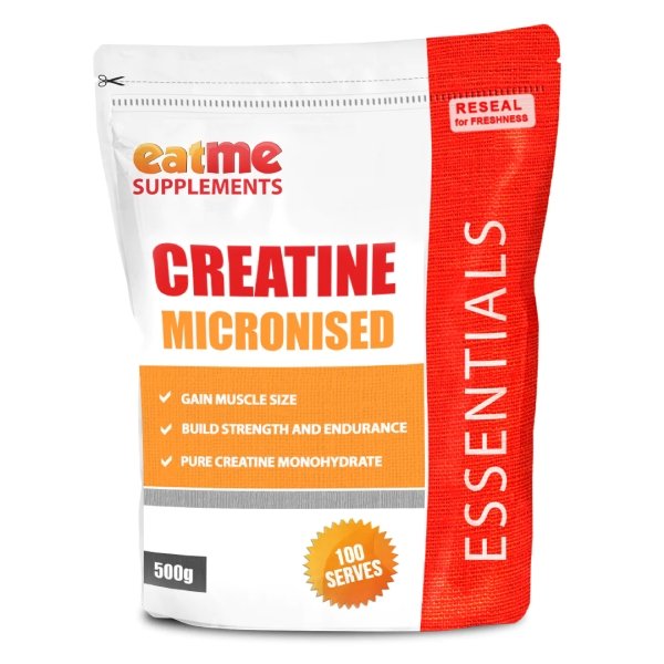EATME Creatine Monohydrate 500gm Bag - Hypa Christchurch - Eat Me Supplements