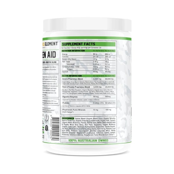 Force Element Green Aid - Hypa Christchurch - Force Elements