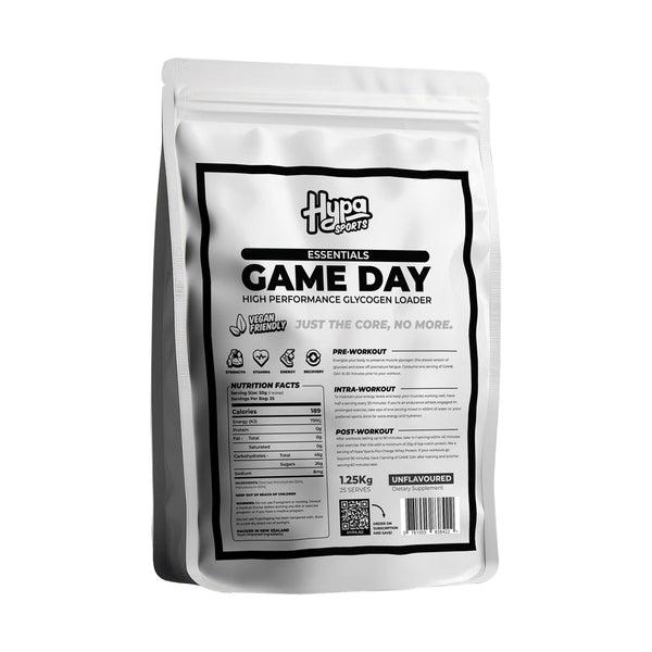 Hypa Sports Essentials Game Day Carb Formula 1.25KG (Unflavoured) - Hypa Christchurch - Hypa Sports