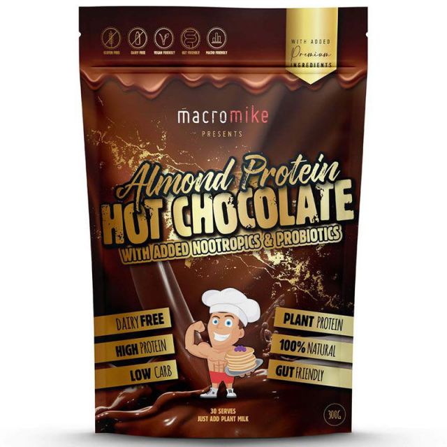 Macro Mike Almond Protein Nootropic Hot Chocolate - Hypa Christchurch - Macro Mike