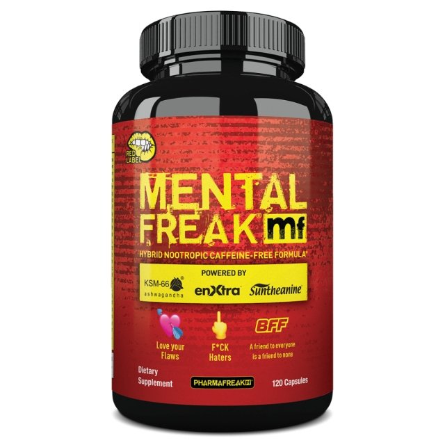 Mental Freak Red Label 120 Caps - Hypa Christchurch - Pharmafreak