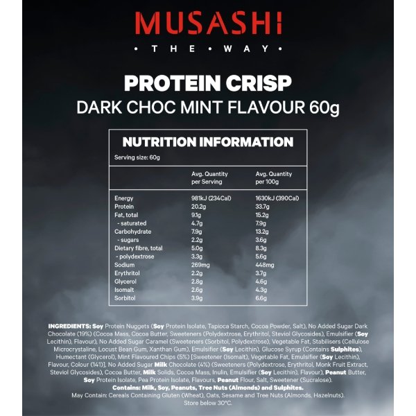 Musashi Protein Crisp Bar - Hypa Christchurch - Musashi