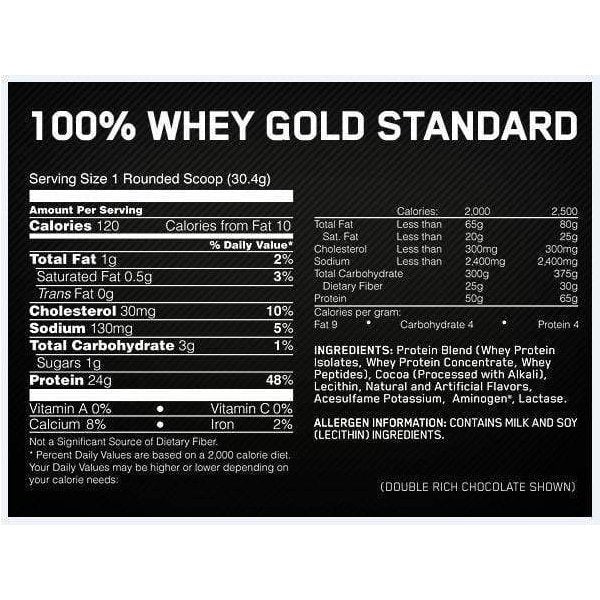 Optimum Nutrition 100% Gold Standard Whey 2lb - Hypa Christchurch - Optimum Nutrition
