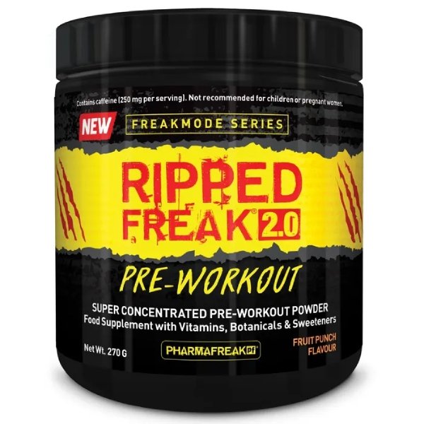 Ripped Freak Pre-Workout 2.0 45 Serve - Hypa Christchurch - Pharmafreak