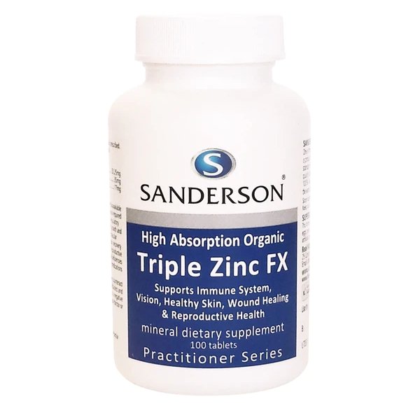 Sanderson Triple Zinc FX tablets 100s - Hypa Christchurch - Sanderson