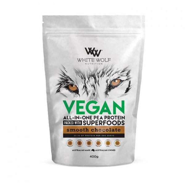 White Wolf Nutrition Vegan All In One Protein Blend 1kg - Hypa Christchurch - White Wolf