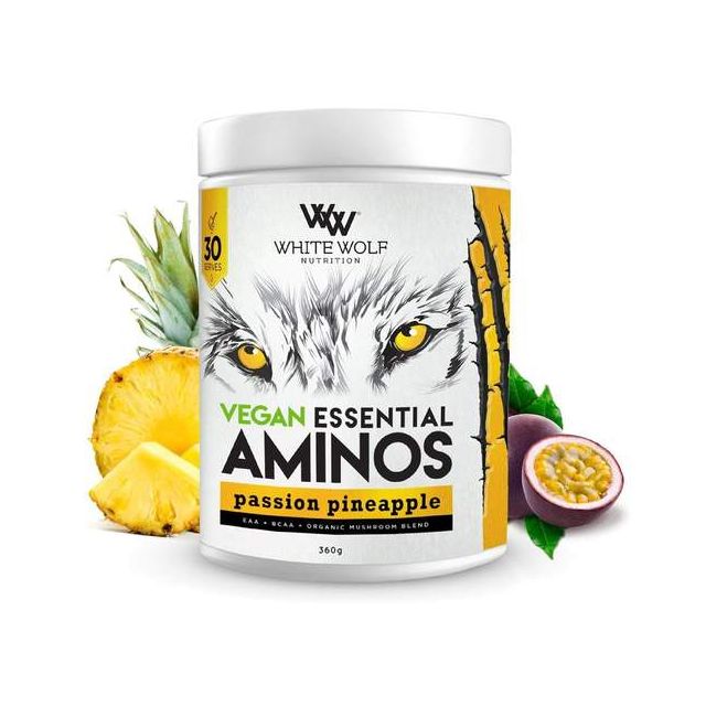 White Wolf Nutrition Vegan Essential Amino Acid 30 Serve - Hypa Christchurch - White Wolf